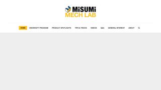 
                            6. MISUMI USA Blog - Configurable Components for Factory Automation