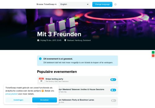 
                            7. Mit 3 Freunden - Tickets kopen en verkopen – TicketSwap