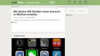 
                            5. Mit deinen iOS Geräten einen Account in WeChat erstellen – wikiHow
