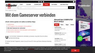 
                            10. Mit dem Gameserver verbinden - - COMPUTER BILD SPIELE