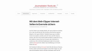 
                            13. Mit dem Web-Clipper Internet-Seiten in Evernote sichern