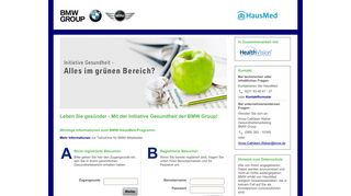 
                            2. Mit der Initiative Gesundheit der BMW Group! - HausMed