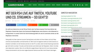 
                            10. Mit der PS4 live auf Twitch, YouTube und Co. streamen - So geht's!