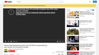 
                            9. Mit der SteuerSparErklärung 2017 per ELSTER Ihre ... - YouTube