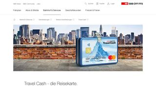 
                            10. Mit der Travel Cash Karte im Ausland sicher Bargeld beziehen | SBB