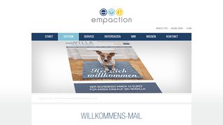 
                            6. Mit der Willkommens-Mail Markenzeichen setzen - empaction GmbH