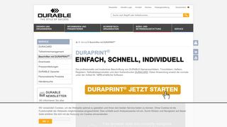 
                            1. Mit DURAPRINT® kostenlos beschriften & gestalten - DURABLE