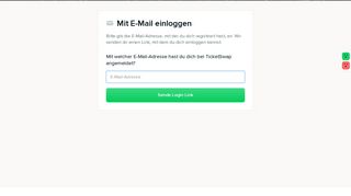 
                            10. Mit E-Mail einloggen – TicketSwap