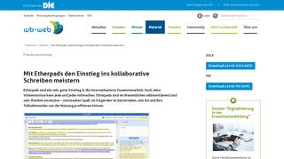 
                            8. Mit Etherpads den Einstieg ins kollaborative Schreiben meistern