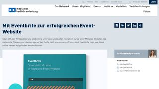 
                            6. Mit Eventbrite zur erfolgreichen Event-Website | media:net ...