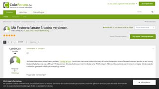 
                            9. Mit Festnetzflatrate Bitcoins verdienen. - Projektentwicklung ...