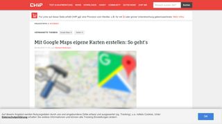 
                            1. Mit Google-Maps eigene Karten erstellen: So geht's - CHIP