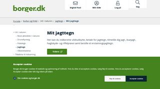 
                            2. Mit jagttegn - Borger.dk