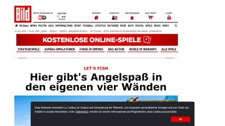 
                            6. Mit Let's Fish können Sie kostenlos im Browser angeln - Spiele - Bild.de