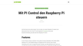 
                            7. Mit PI Control den Raspberry Pi steuern – (#) Netzware