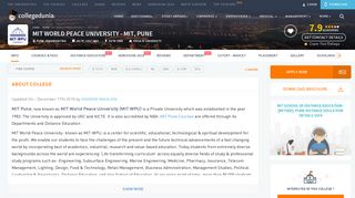 
                            9. MIT Pune - Fees, Courses, Reviews, Placements, Ranking ...