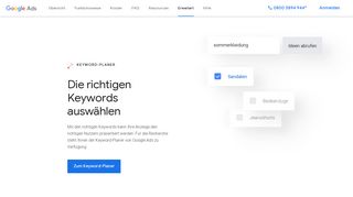 
                            11. Mit Recherche-Tools die richtigen Keywords auswählen – Google Ads