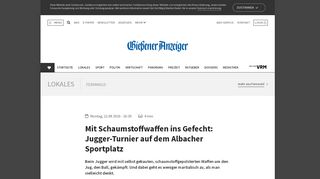
                            13. Mit Schaumstoffwaffen ins Gefecht: Jugger-Turnier auf dem Albacher ...