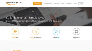 
                            10. Mit SimpleSMS online SMS versenden - Simple Fax