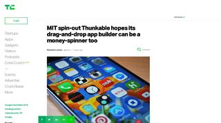 
                            7. MIT spin-out Thunkable hopes its drag-and-drop app builder can be a ...