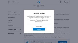 
                            7. Mit Telenor App - se dine indstillinger | Telenor