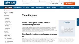 
                            10. Mit Time Capsule drahtlos Daten sichern ++ Cyberport