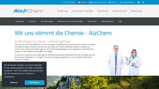 
                            5. Mit uns stimmt die Chemie - AlzChem | AlzChem