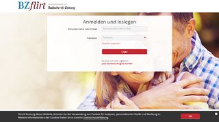 
                            3. Mit Username und Passwort einloggen um bei BZflirt wieder dabei sein