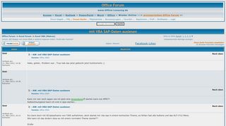 
                            11. mit VBA SAP-Daten auslesen - Office-Loesung.de