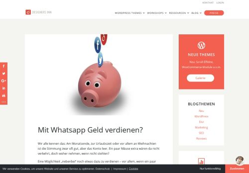 
                            9. Mit Whatsapp Geld verdienen? - Designers Inn