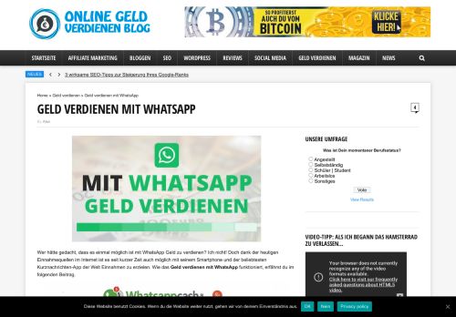 
                            3. Mit WhatsApp Geld zu verdienen - WhatsappCash.de Erfahrungen