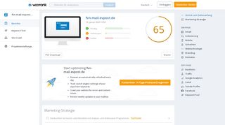 
                            11. Mit WooRank die SEO von fvn-mail.evpost.de überprüfen | WooRank ...