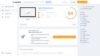 
                            8. Mit WooRank die SEO von login.infomaniak.com überprüfen ...