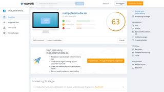 
                            3. Mit WooRank die SEO von mail.polarismedia.de überprüfen ...