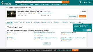 
                            10. MIT WPU - MIT World Peace University, Pune - Courses, Placement ...