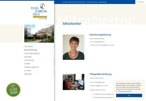 
                            6. Mitarbeiter - Elias-Schrenk-Haus - Pflege- & Seniorenheim in Tuttlingen