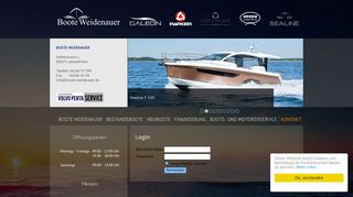 
                            7. Mitarbeiter-Login - Sealine | Galeon | Parker | Boote Weidenauer ...