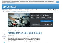 
                            7. Mitarbeiter von GKN in Offenbach sind in Sorge | Offenbach