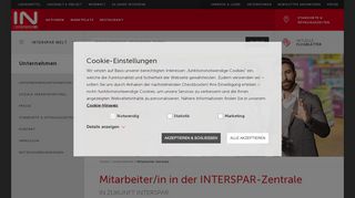 
                            10. Mitarbeiter Zentrale - Unternehmen - INTERSPAR - alles DA DA DA!