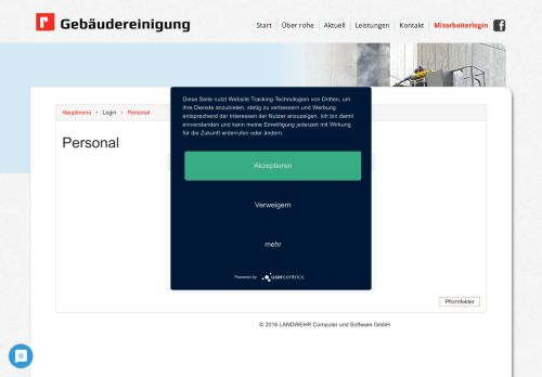 
                            4. Mitarbeiterlogin - Münster - rohe Gebäudereinigung