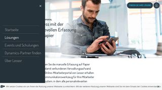 
                            6. Mitarbeiterportal – Online-Erfassung von Arbeitszeiten ... - Lessor