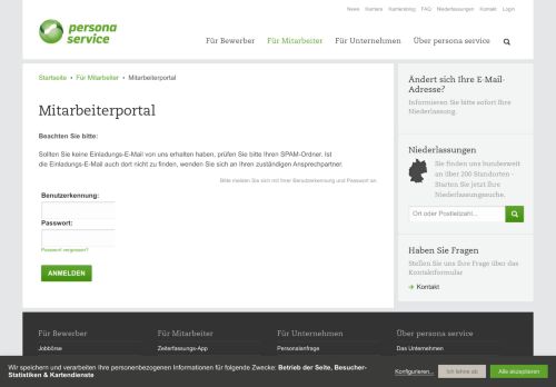 
                            13. Mitarbeiterportal | persona service