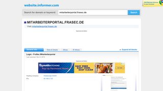 
                            13. mitarbeiterportal.frasec.de at WI. Login - FraSec Mitarbeiterportal