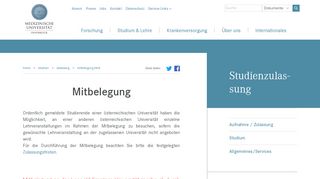 
                            7. Mitbelegung - Medizinische Universität Innsbruck