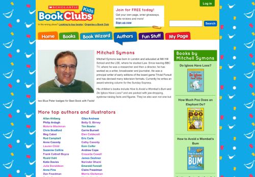 
                            12. Mitchell Symons - Scholastic Kids' Club - Scholastic Book Club