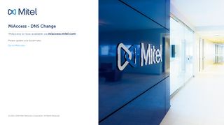 
                            6. Mitel MiAccess Login - Mitel Connect