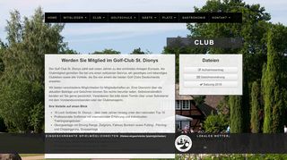 
                            4. Mitglied werden - Golf-Club St. Dionys eV