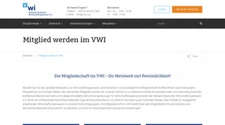 
                            9. Mitglied werden - VWI Verband Deutscher Wirtschaftsingenieure e.V.
