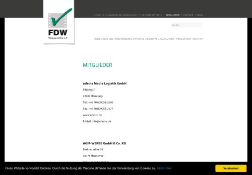 
                            7. Mitglieder – FDW Werbung im Kino e.V.