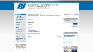 
                            6. Mitglieder-Login - Europäische Forschungsgesellschaft für ...